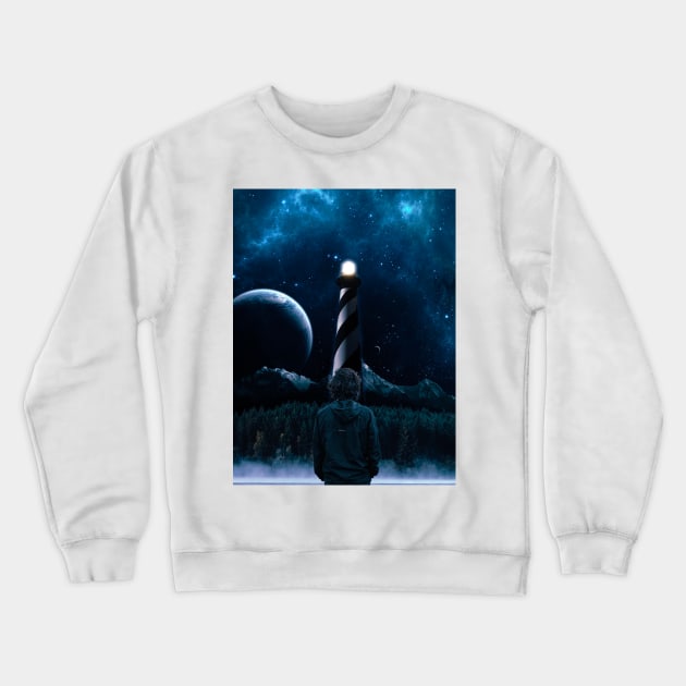 Follow the light Crewneck Sweatshirt by Fanbros_art